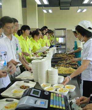 供餐现场