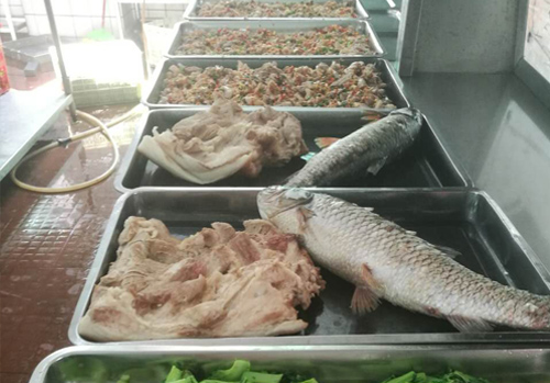 供餐现场
